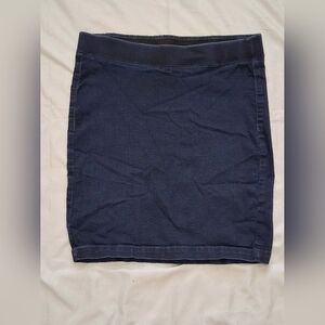 Old Navy Dark Wash Denim Pencil Skirt- Size L